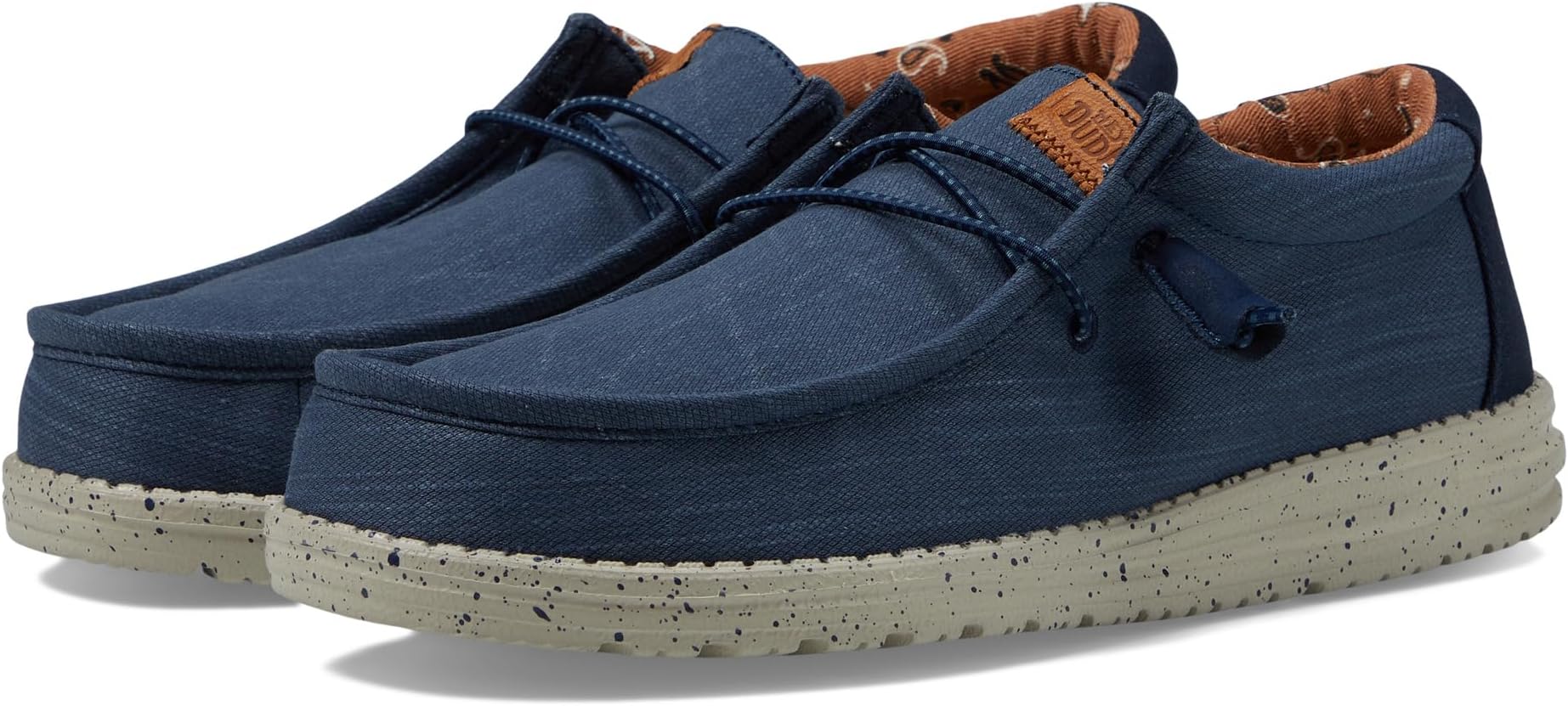 

Кроссовки Hey Dude Wally Washed Canvas Slip-On Casual Shoes, Navy