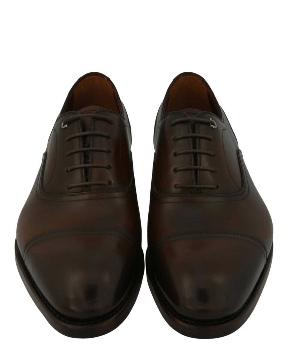 

Кожаные оксфорды Baron Salvatore Ferragamo, коричневый
