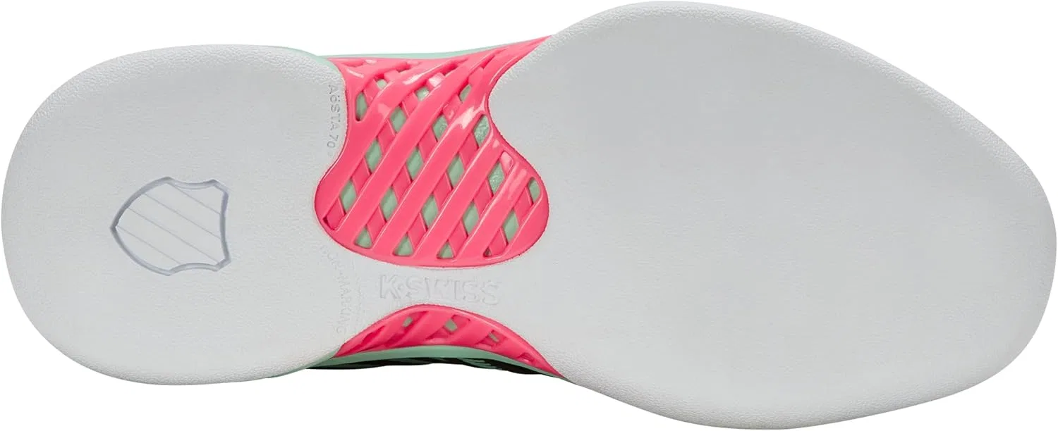 Кроссовки теннисные K-Swiss, Black Neon Mint Neon Pastel Pink — фото 4