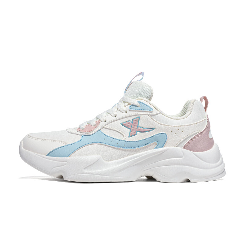 

Кроссовки XTEP Lifestyle Shoes Women's Low-top Light Pink, белый/голубой