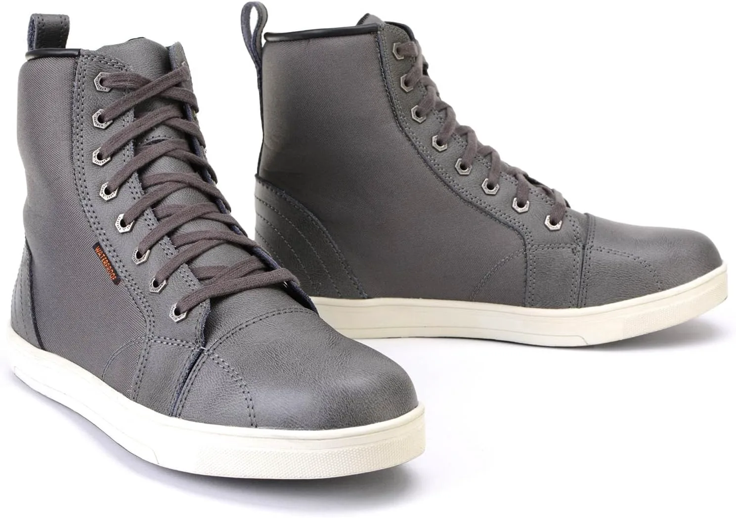 

Мужские мотоциклетные ботинки Milwaukee Leather - усиленная подошва, стелька с контролем климата, противоскользящая подошва, серый