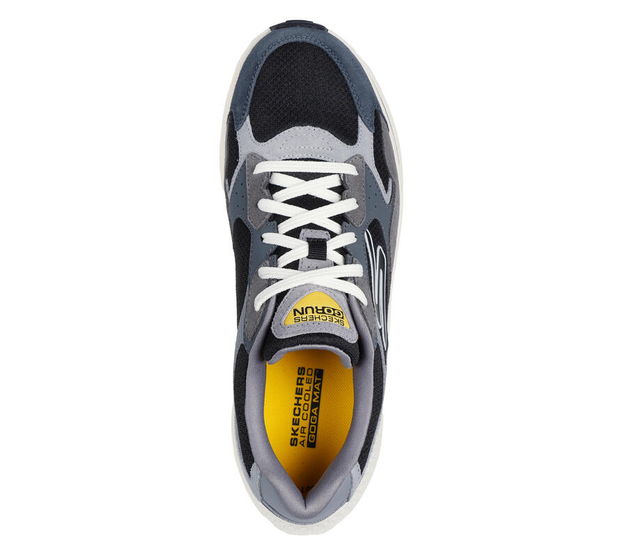 SKECHERS Мужские кроссовки GO RUN CONSISTENT 2.0 RETRO RUNNER V1, темно-серые/черные — фото 2