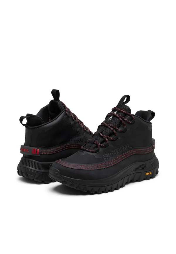 Ботинки callsign horizon mid gtx на шнуровке Sorel, Black/Bright Red — фото 4
