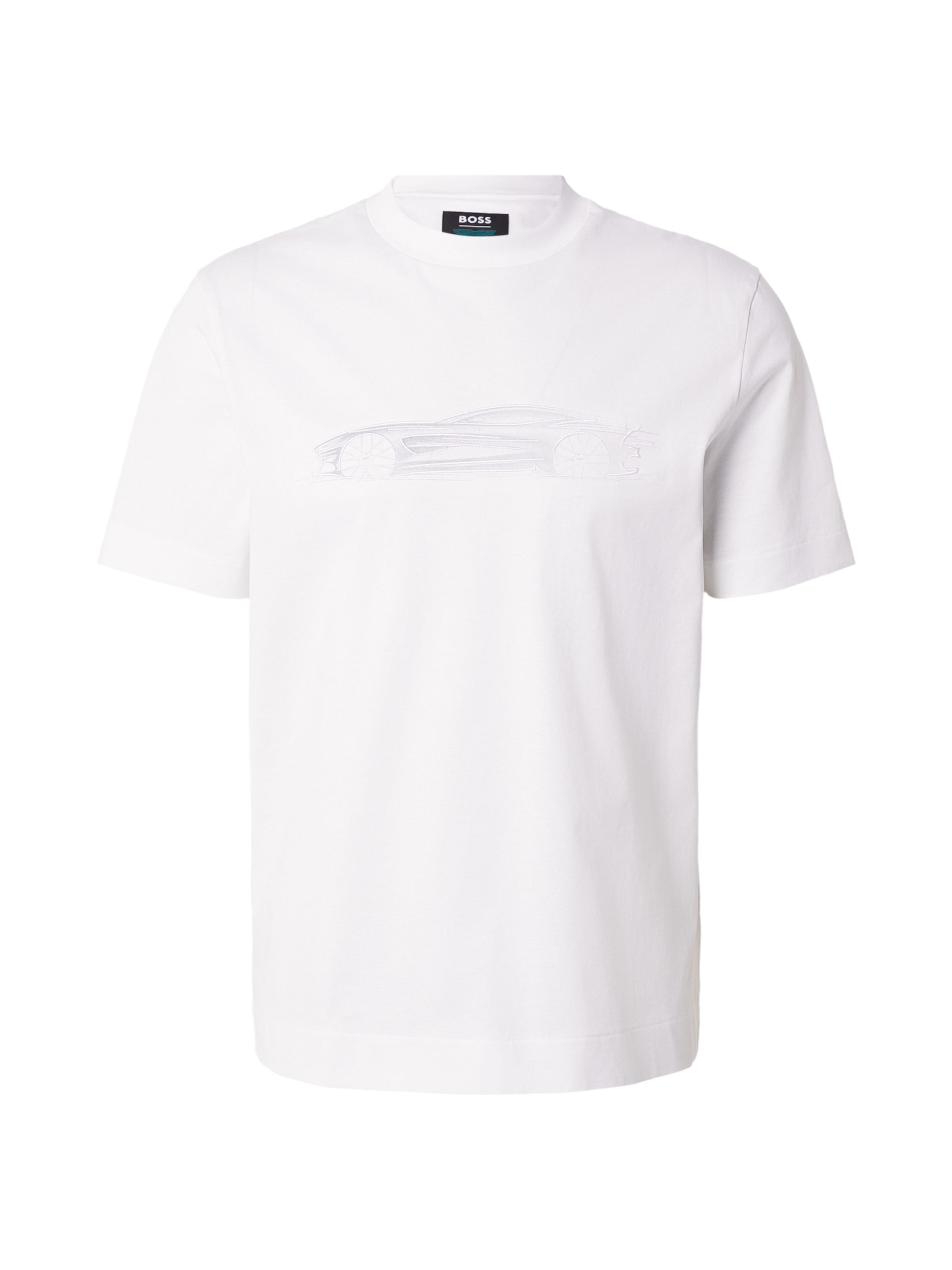 

BOSS Футболка 'C-Taut 242_AM' в белом цвете