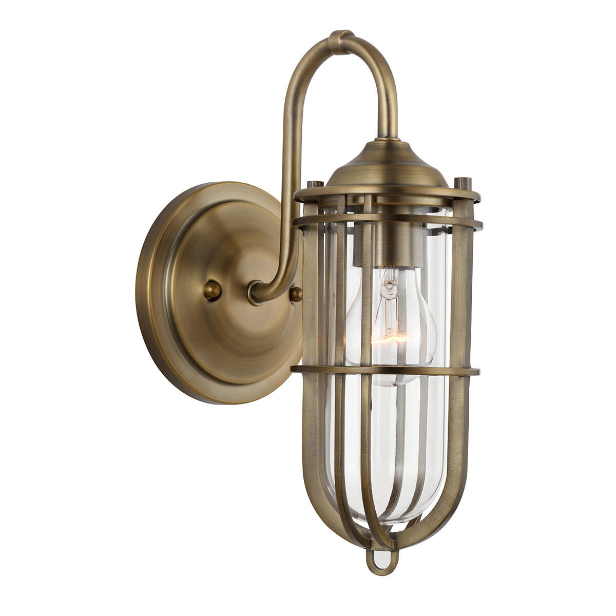 

Настенная лампа Elstead Lighting, 14x19,7x31,1 см, цвет латуни