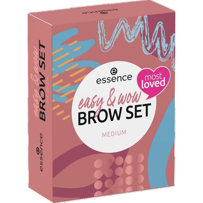 

Набор для бровей easy & WOW средний essence, 1 шт.