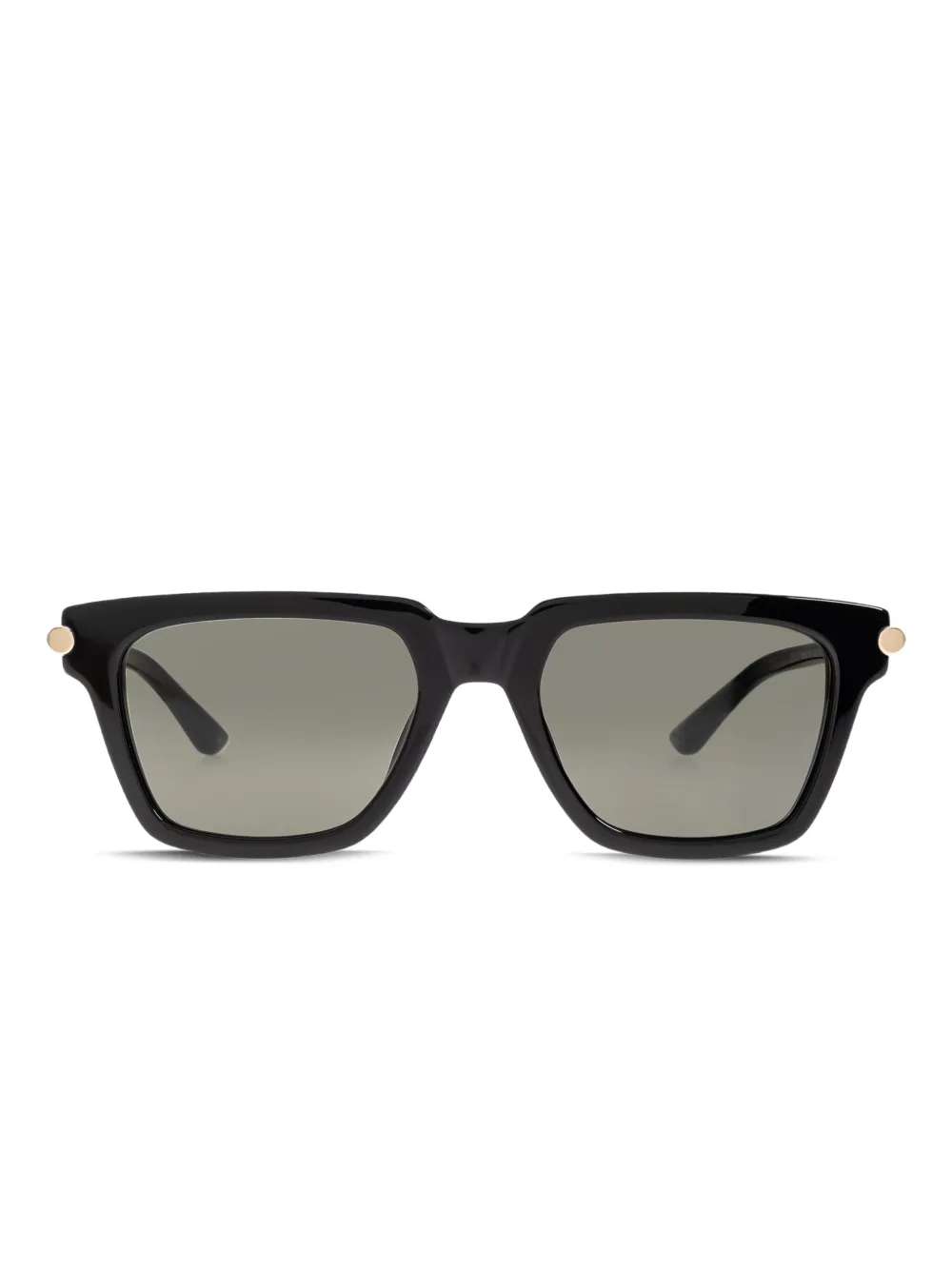

Солнцезащитные очки Icon в квадратной оправе T-bar Alexander McQueen Eyewear, черный