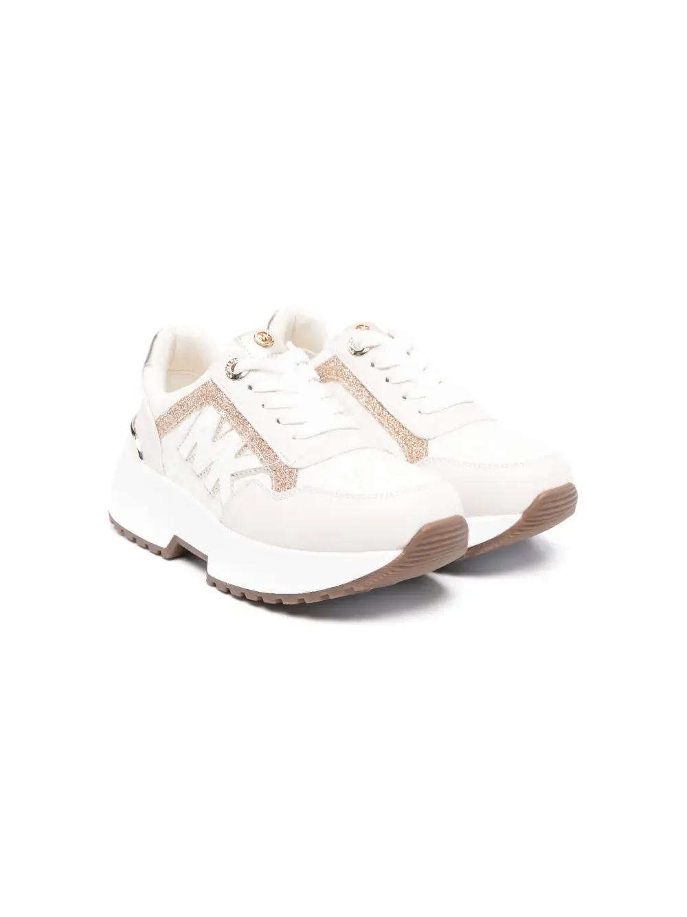 

Кроссовки Cosmo с монограммой Michael Kors Kids, белый