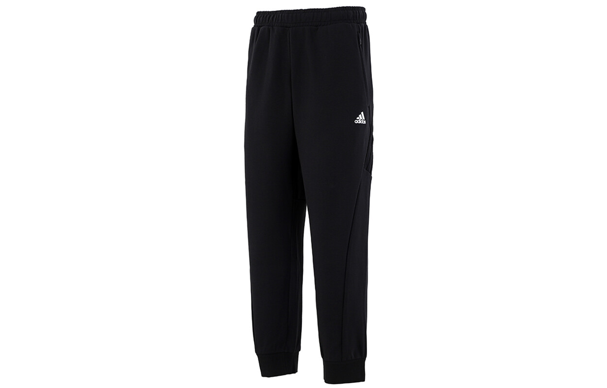 

Трикотажные спортивные штаны мужские черные Adidas, черный