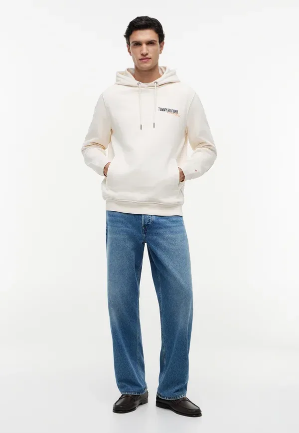Толстовка Tommy Hilfiger, цвет слоновая кость — фото 2