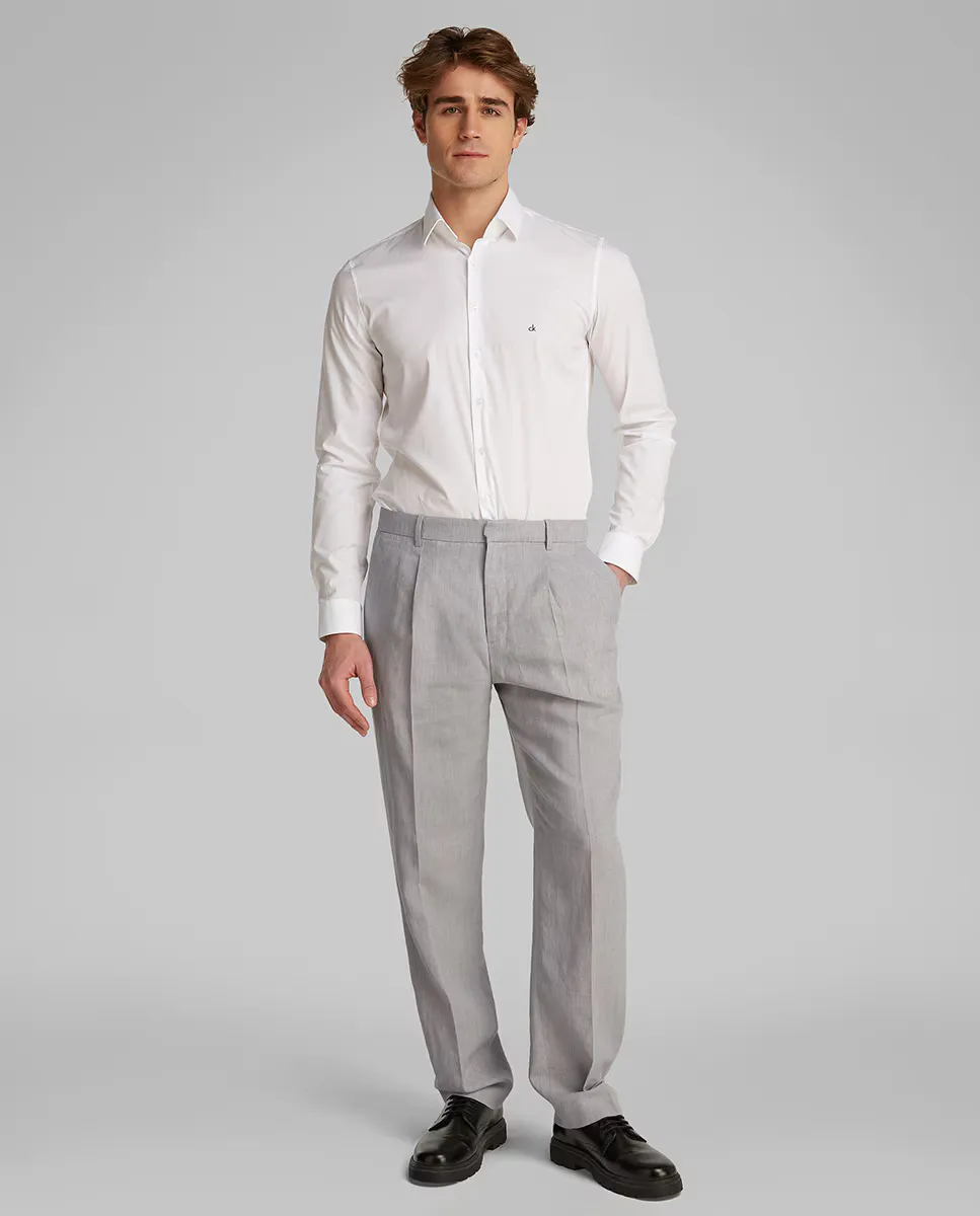 

Мужские льняные брюки Calvin Klein, серый