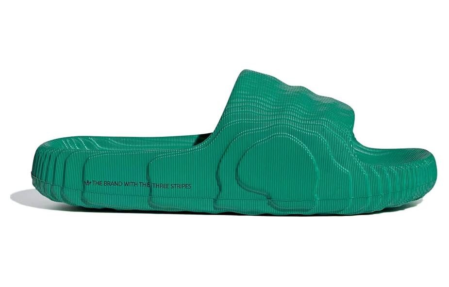 Кроссовки Adidas Adilette 22 ярко-зеленые Adidas Originals — фото 2