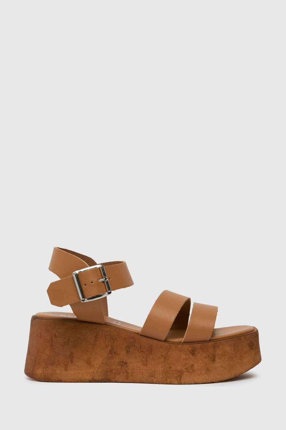 Туфли Viola на пробковой танкетке Schuh, коричневый