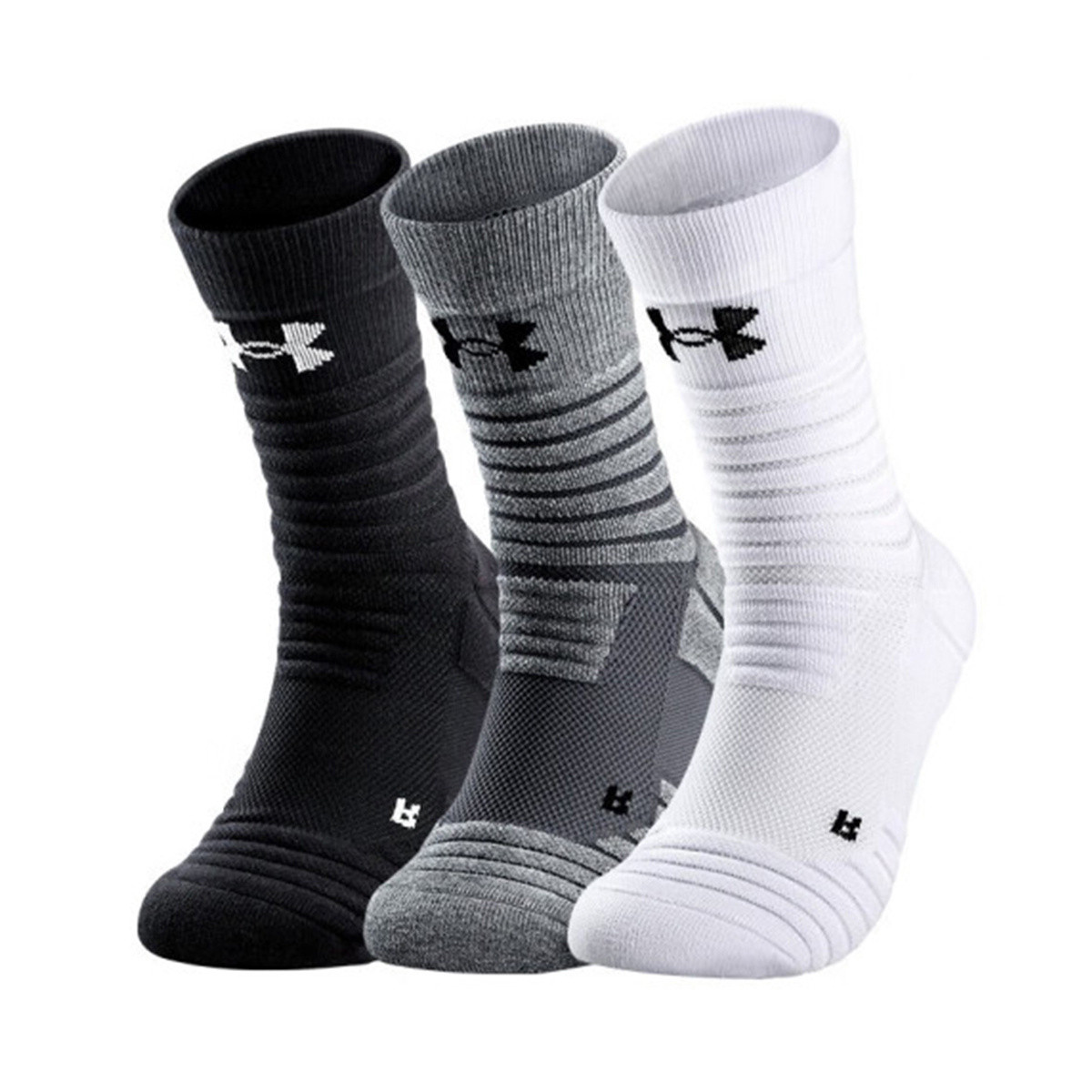 

Носки гольф Unisex 3 шт Under Armour, 3 шт-Черный/Серый/Белый