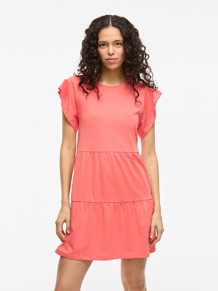 

Короткое платье Vila, коралловый