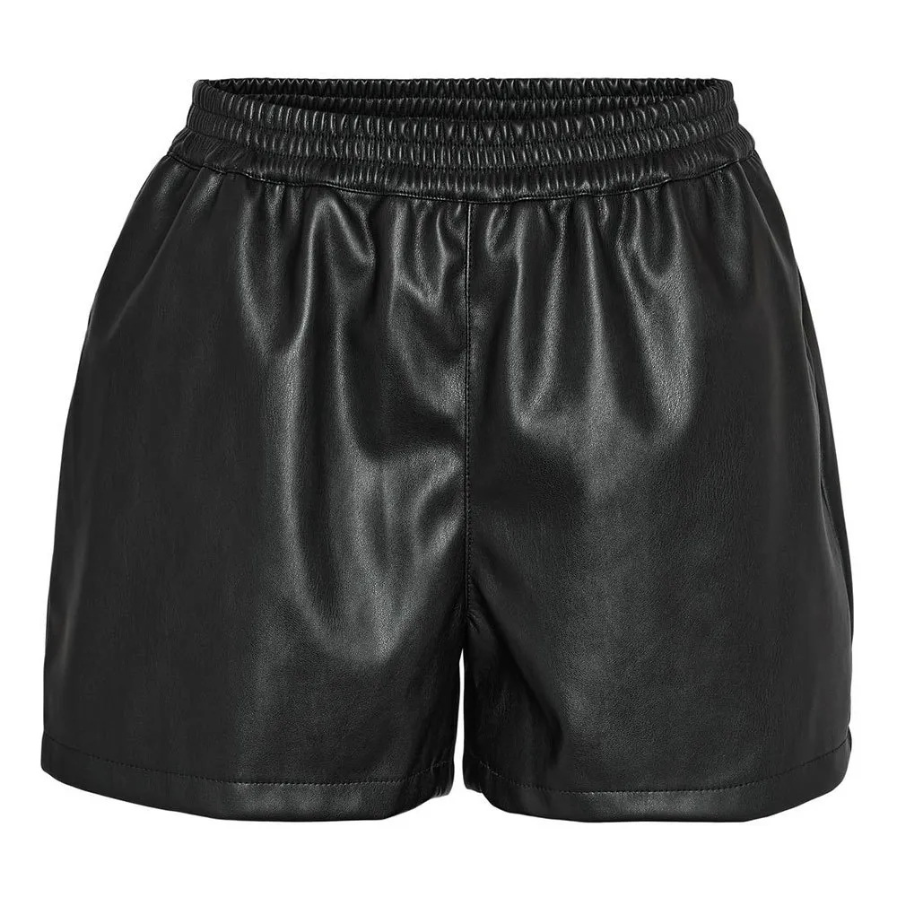 

Шорты Noisy May Andy Pu high waist, черный