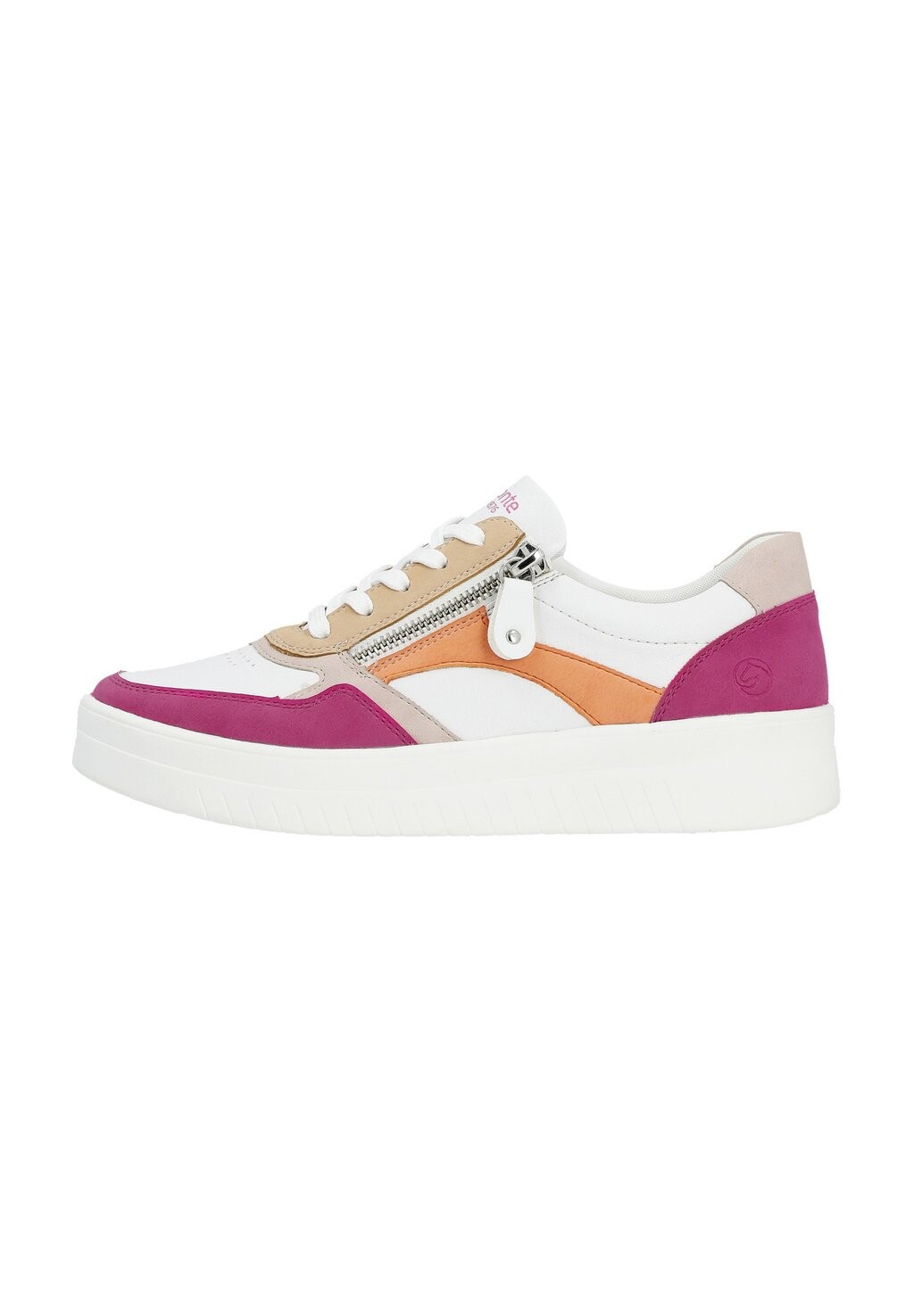

Кроссовки низкие Remonte, цвет magenta white rose tan salmon white