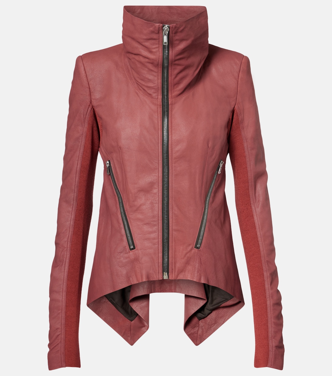 

Кожаная куртка Rick Owens, Rosewood