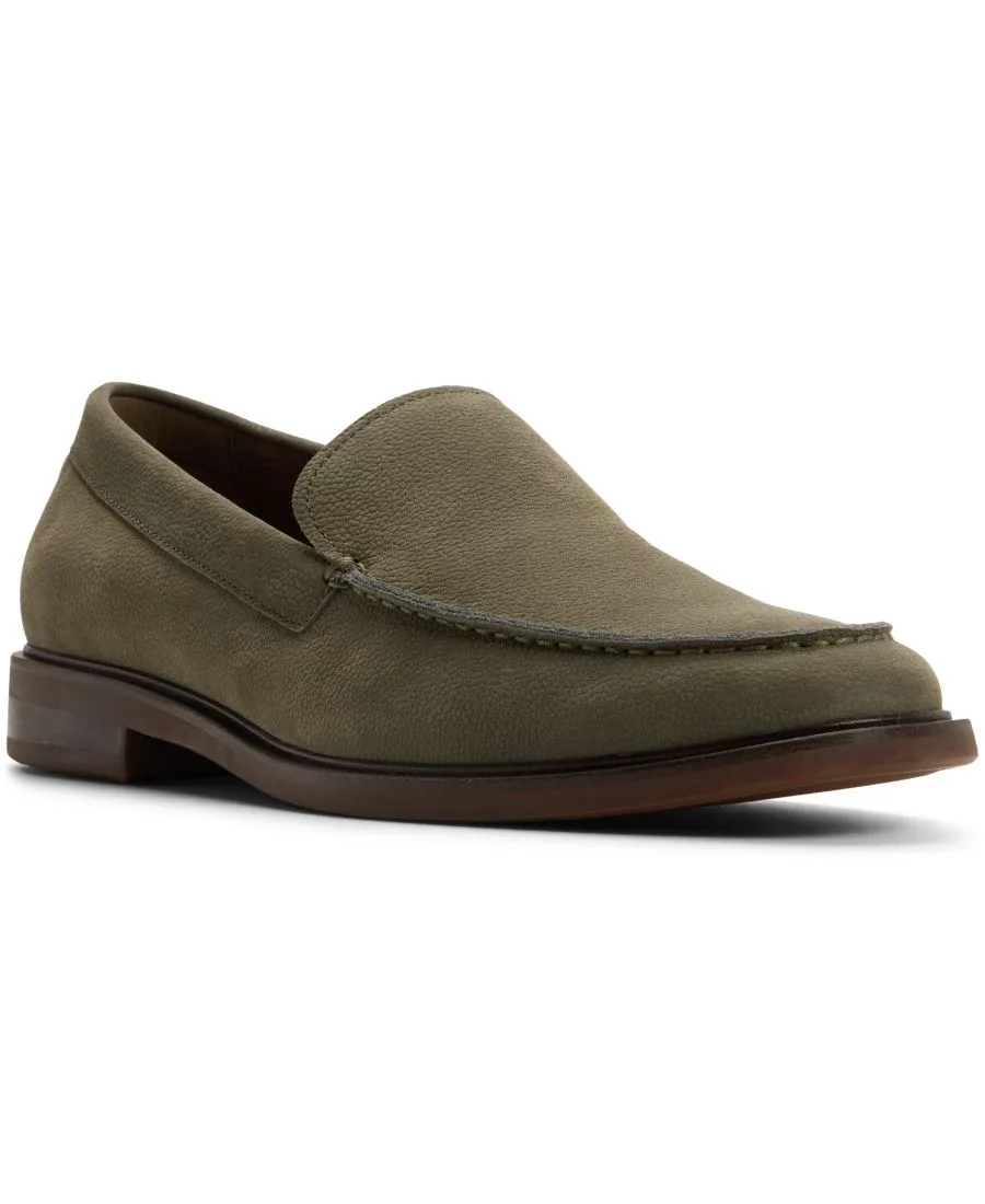 Мужские кожаные лоферы Alfonso без шнурков ALDO, оливковый