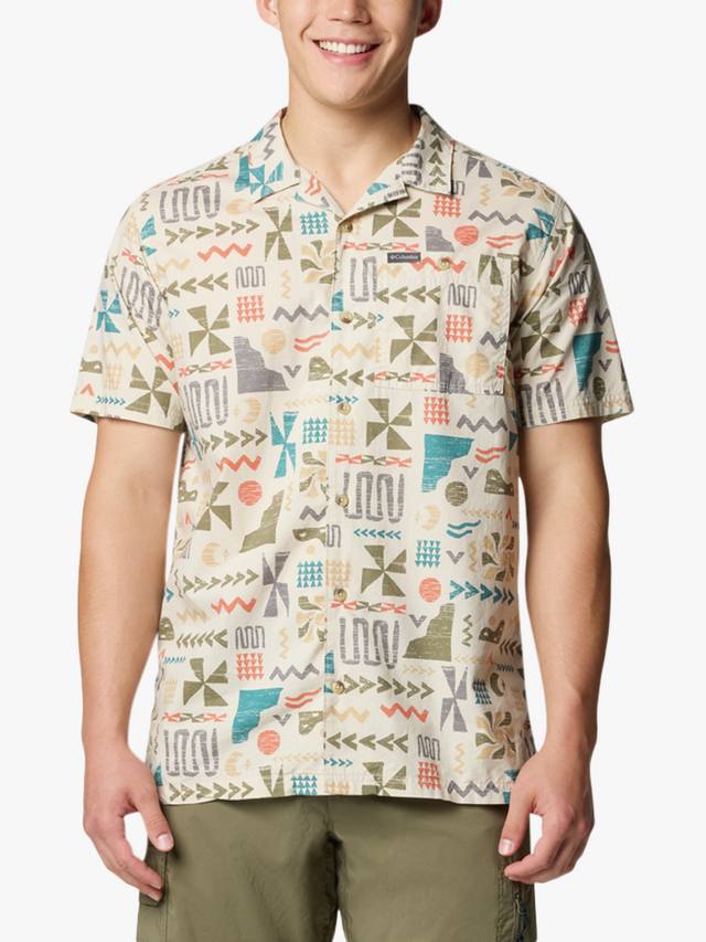 

Мужская хлопковая рубашка Pine Canyon с коротким рукавом Columbia