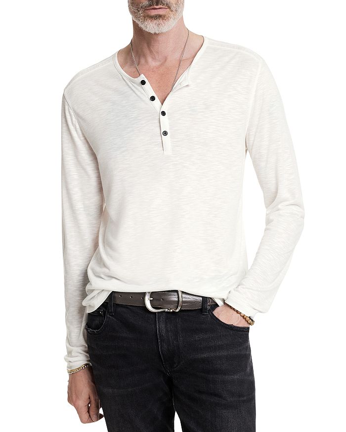 

Футболка Danville Regular Fit Henley John Varvatos, белый