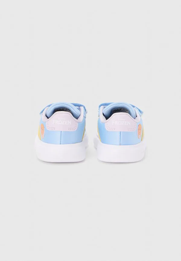 Кроссовки для бега grand court anna унисекс Adidas Performance, Glow Blue/Gold-Coloured/Ice Lavender — фото 3
