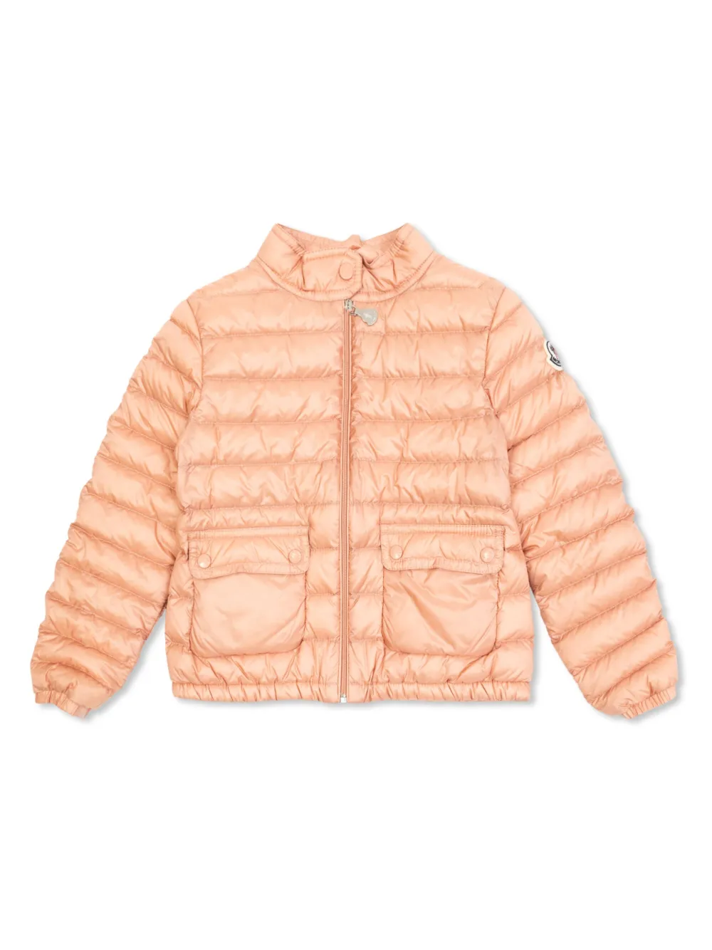 

Куртка с нашивкой-логотипом Moncler Enfant, розовый