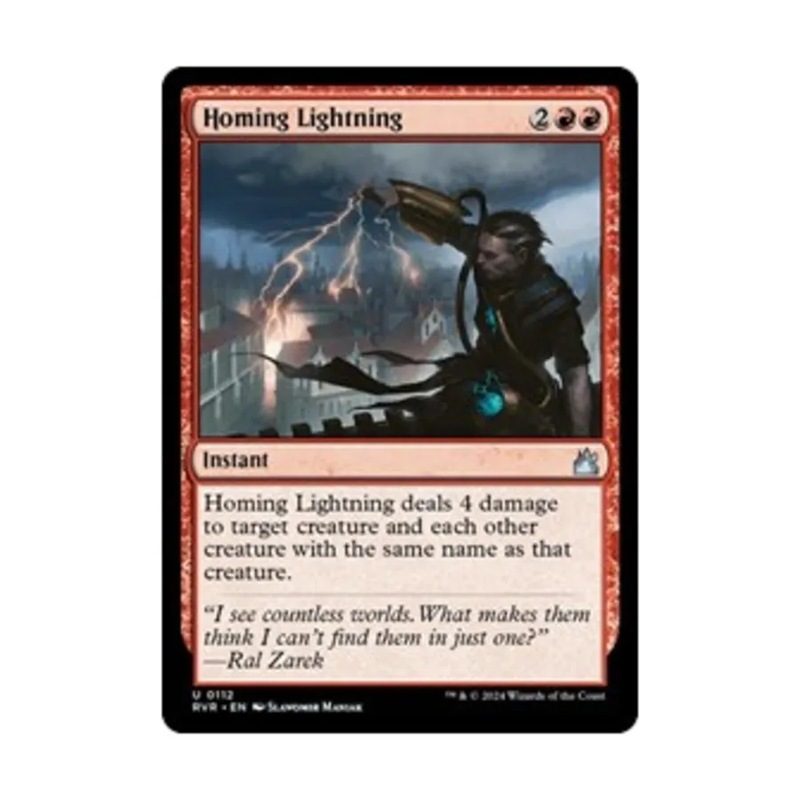 

CCG Самонаводящаяся молния (U), MTG - Ravnica Remastered