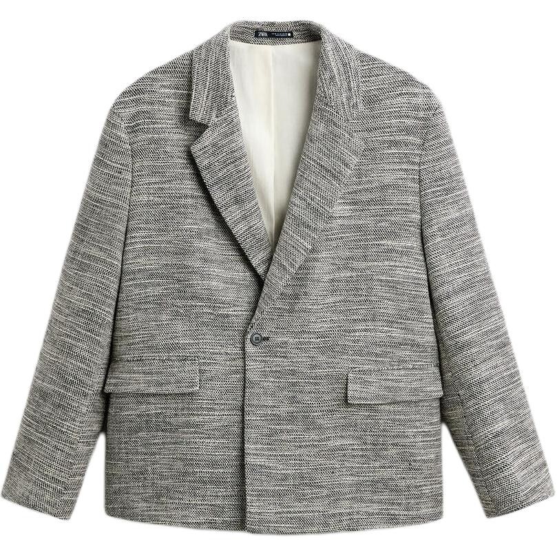 

Деловой костюм мужской черный Zara