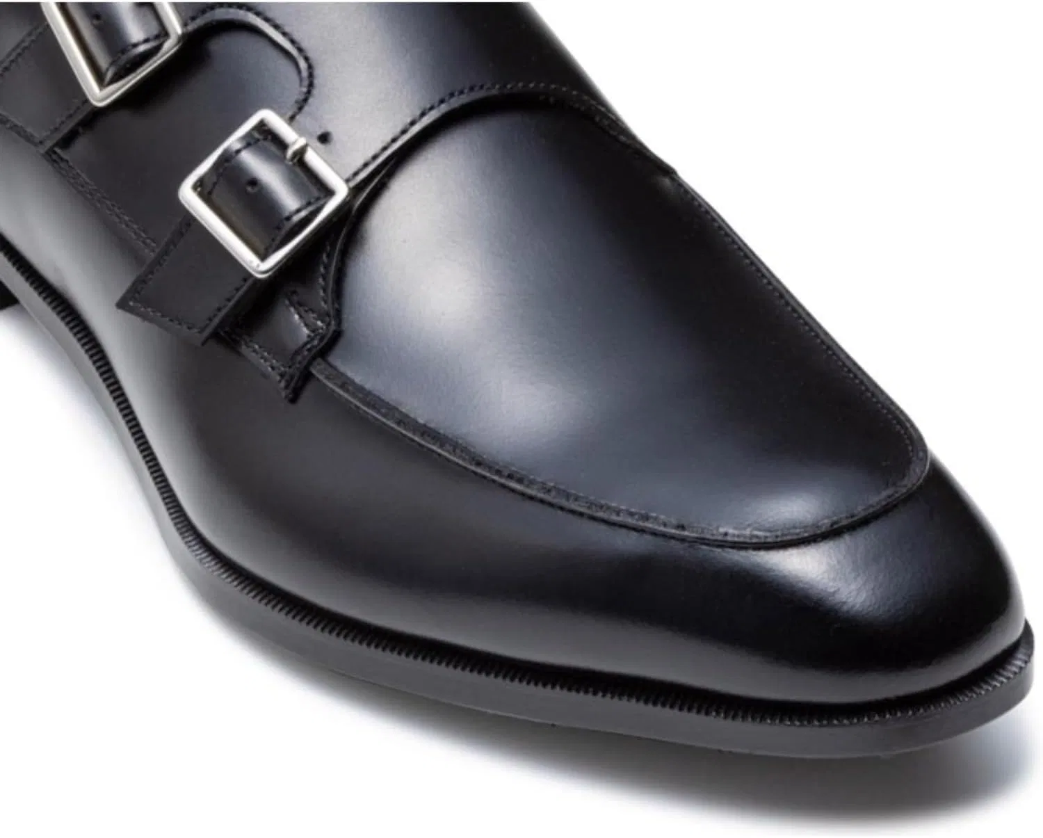 Мужские лоферы REGAL Mens ダブルモンクモカ 27al, Black — фото 2
