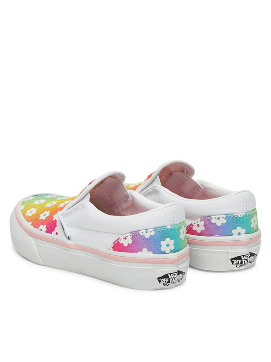 Тканевые кроссовки Glow Rainbow True VN000D0JAHP1 Vans, белый — фото 3