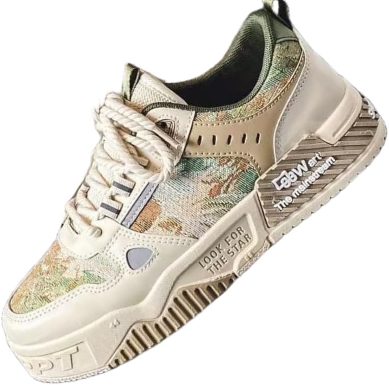 

Мужские спортивные туфли на платформе, большого размера Hoalox, зеленый