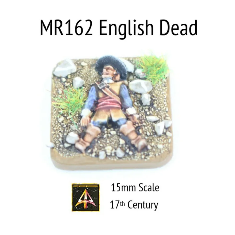 

Английский Dead Face Up с широкой шляпой, Altuos Historical Miniatures - The 17th Century (15mm)
