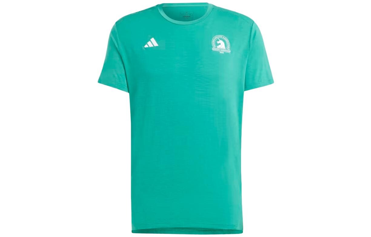 

Футболка Бостонского марафона мужская зеленая Adidas, зеленый