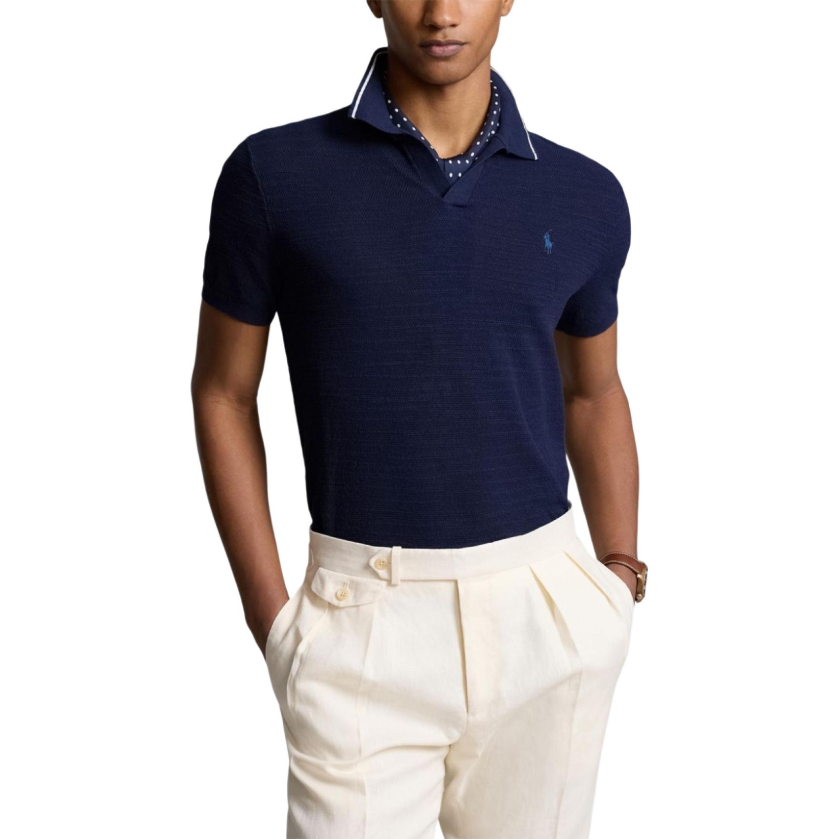 Polo Ralph Lauren Jonny Logo embroidered Textured Jumper — фото 3