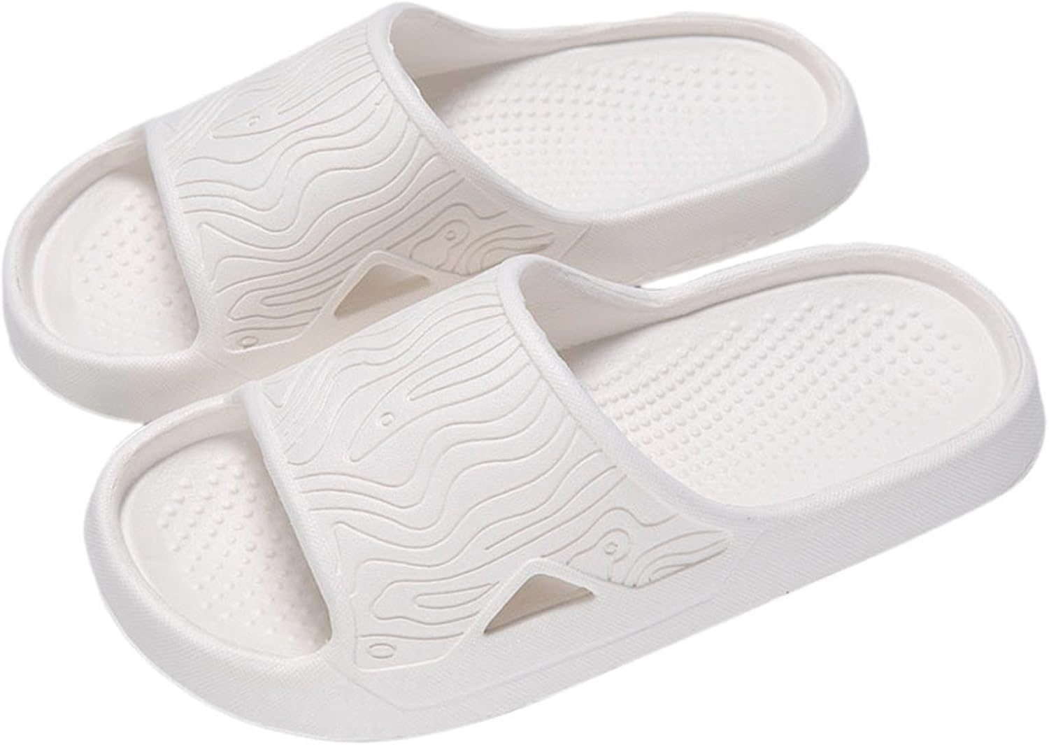 

Тапочки для душа для женщин и мужчин с быстрым высыханием, Вьетнамки для ванной с противоскользящей подошвой Generic, белый