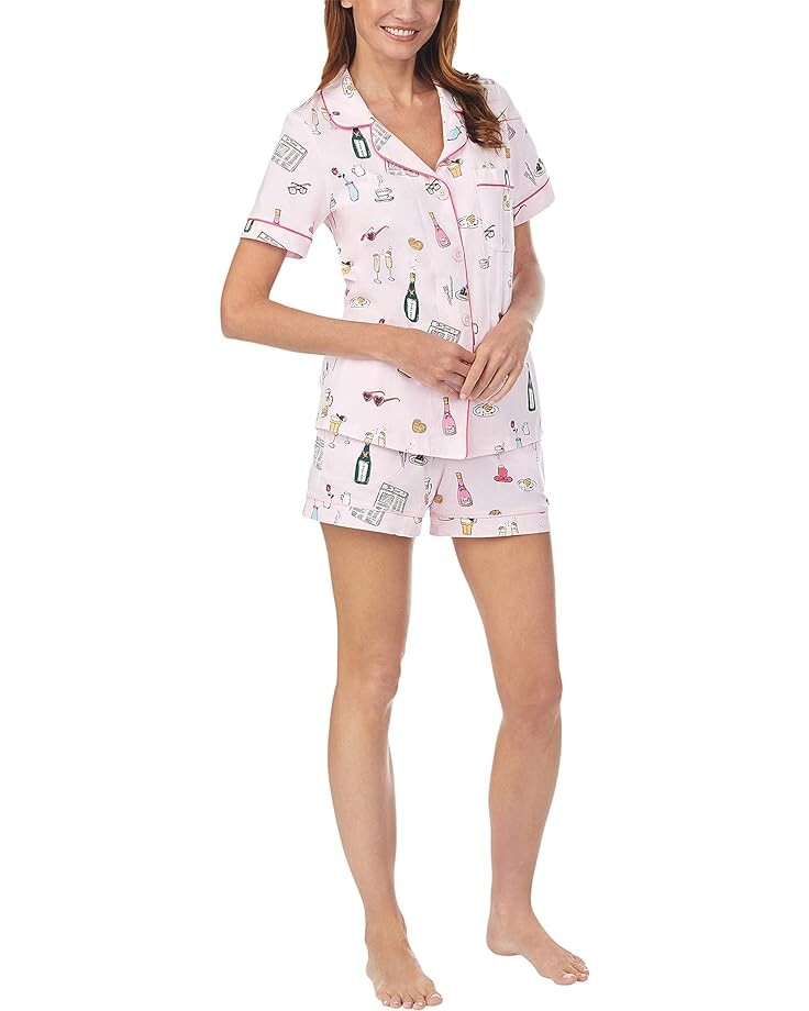 

Пижама Bedhead PJs Short Sleeve Classic Shorty, цвет Let's Do Brunch