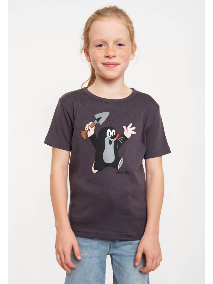Футболка Logoshirt Der kleine Maulwurf, цвет blau-grau — фото 3
