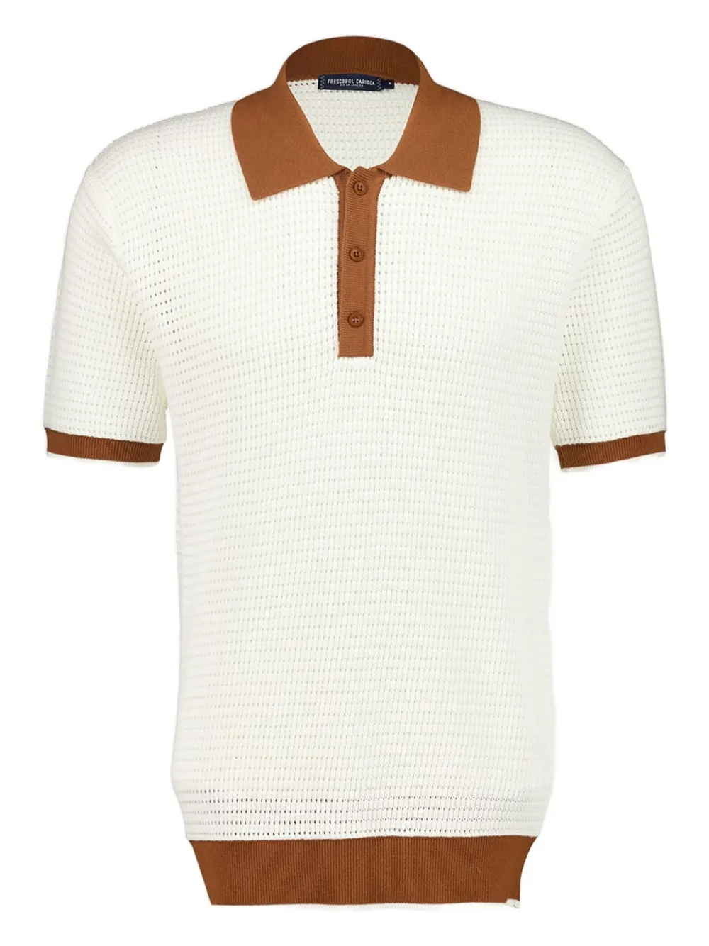 

Рубашка поло Vidal с V-образным вырезом Frescobol Carioca, белый