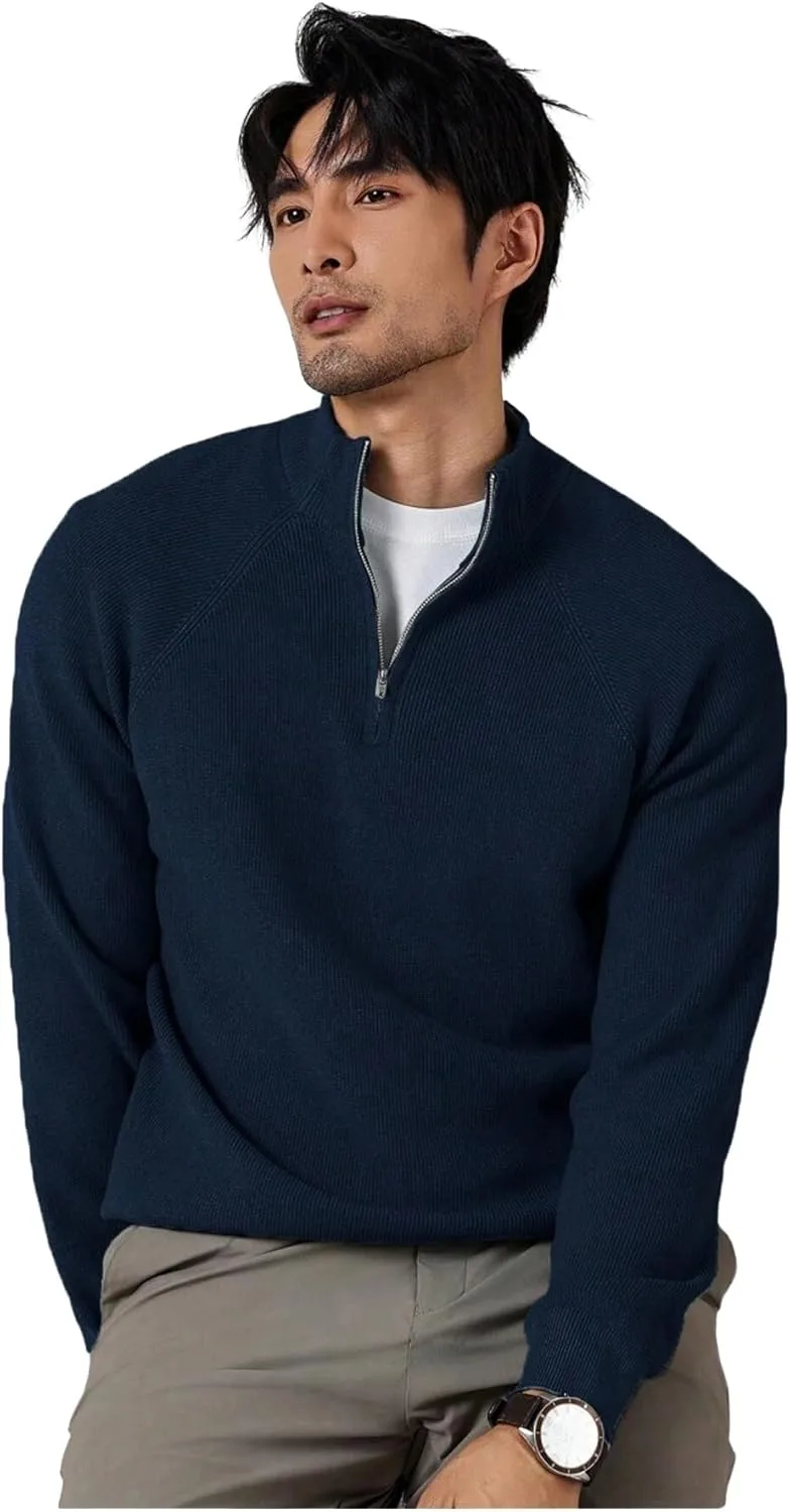 

ZAFUL мужской свитер с высоким воротником и длинными рукавами