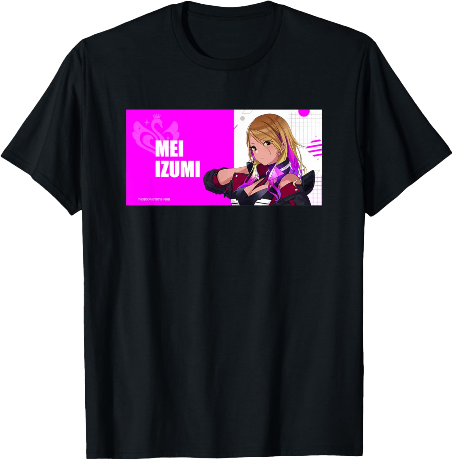 

Футболка iDOLM@STER Shiny Colors Ai Izumi, черная (black 19-3911tcx), размер S Bandai Namco Entertainment Inc.