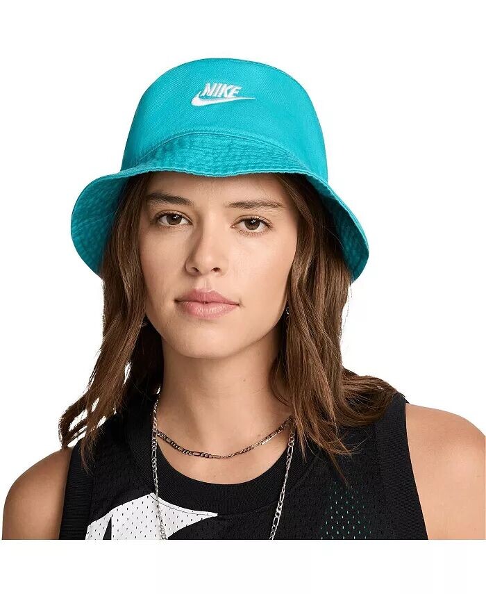

Мужская и женская потертая панама Aqua Apex Futura Nike, синий