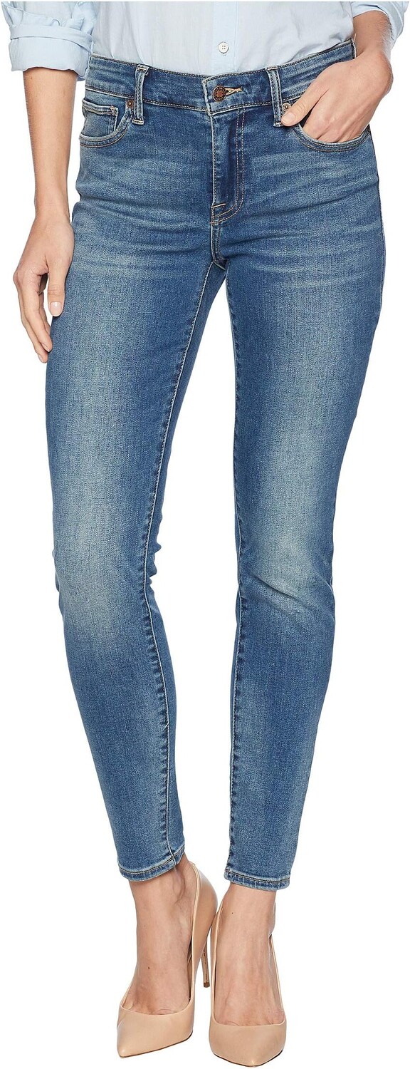 

Джинсы Ava Mid-Rise Super Skinny Jeans in Waterloo Lucky Brand, цвет Waterloo