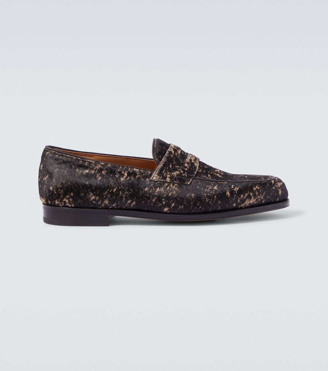 

Лоферы Lopez из телячьей шерсти John Lobb, Savanna