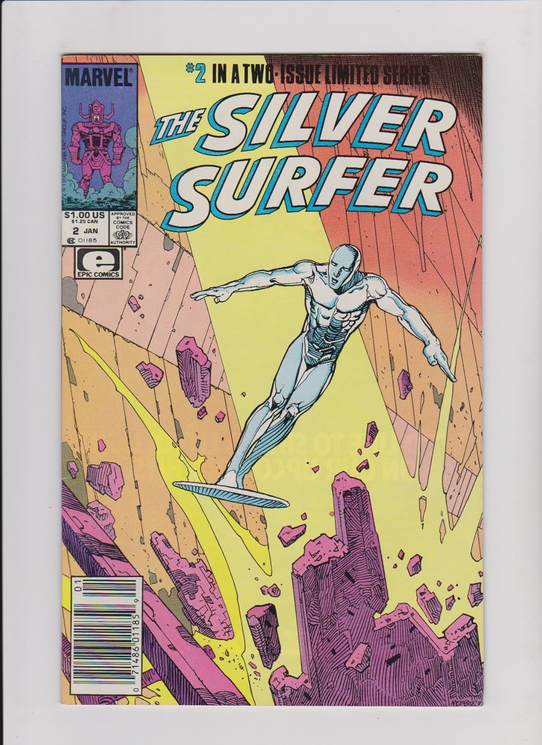 

THE SILVER SURFER, #2, (Parable Part 2), January 1989 (Marvel Comics)