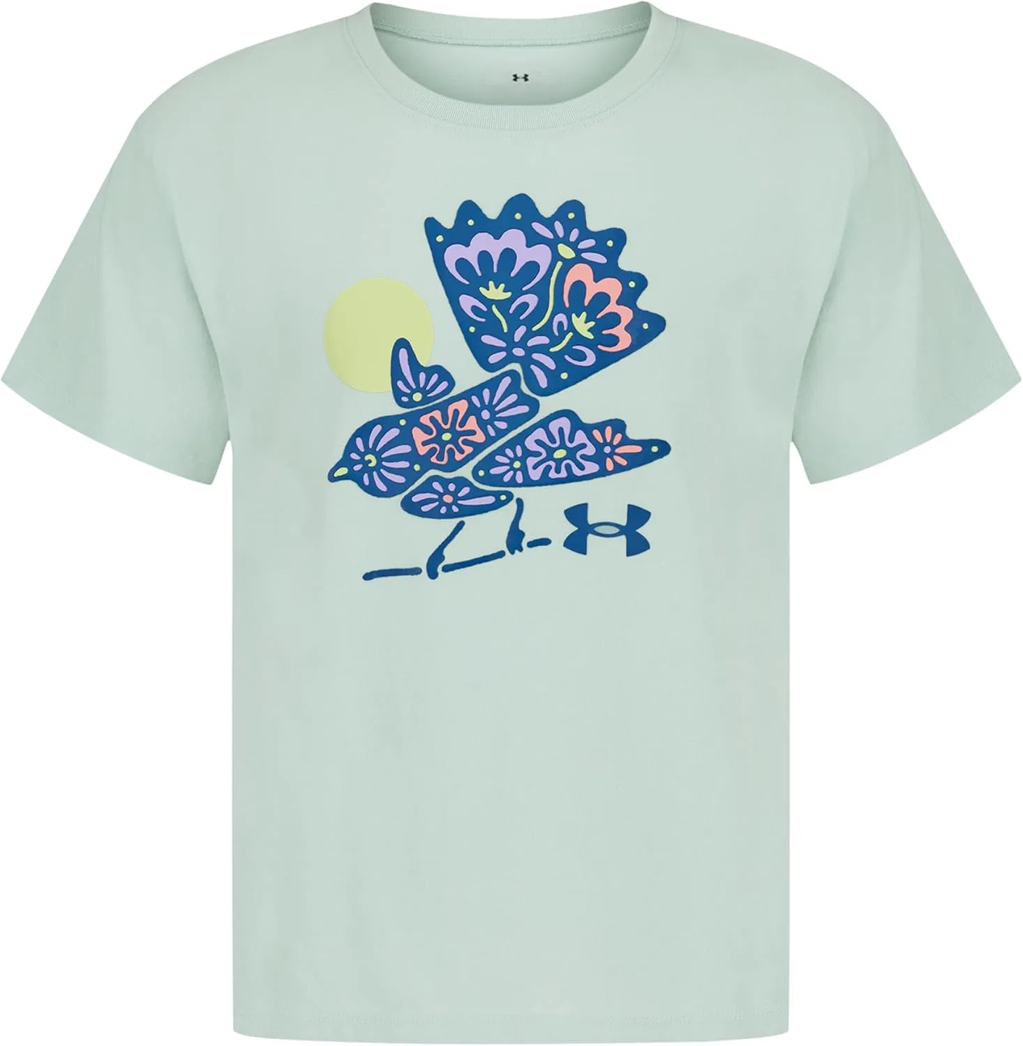 Футболка детская с коротким рукавом Under Armour, Enamel Blue Sunbird
