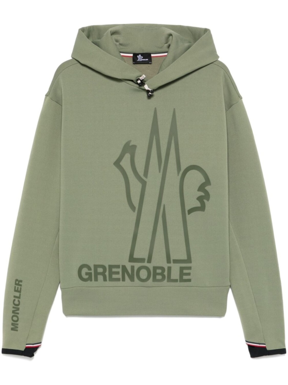 

Moncler Grenoble худи Polartec, зеленый