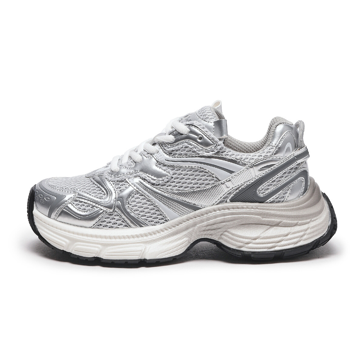 

Кроссовки Hotwind Chunky Sneakers Women's Low-top, серебристо-красный