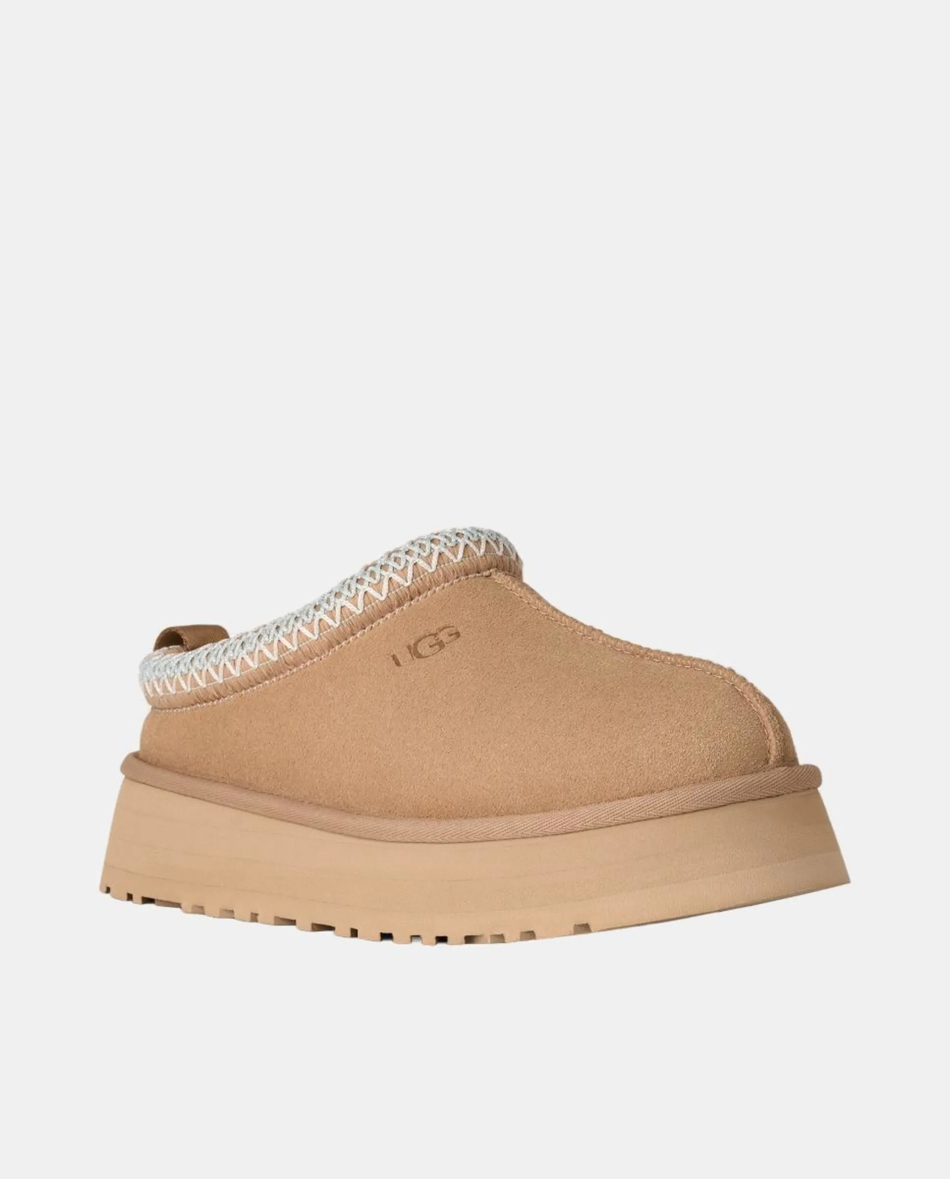 Женский сабо TAZZ II из кожи с меховой подкладкой Ugg, бежевый — фото 2