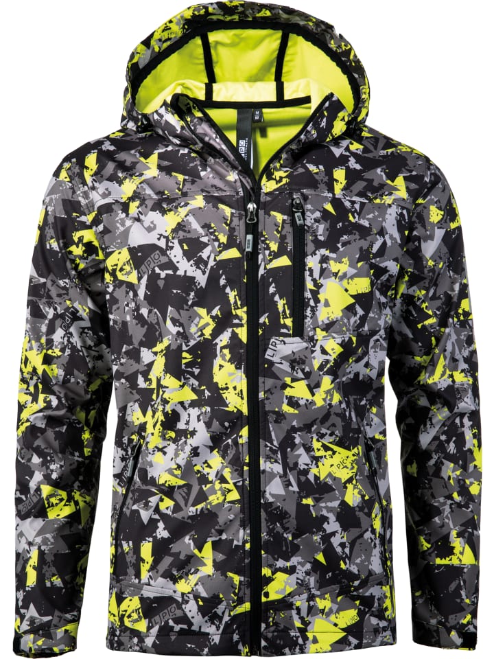 

Куртка софтшелл DEPROC Active Softshelljacke ISLAY PEAK CMF, серый